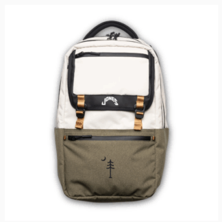 Jones -A2 Backpack- Le Creme/Olive - Tree and Moon