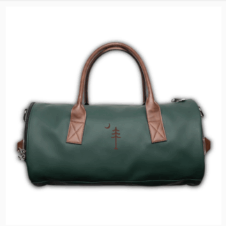 Jones -Club House Duffle- Evergreen/Kodiak - Tree and Moon