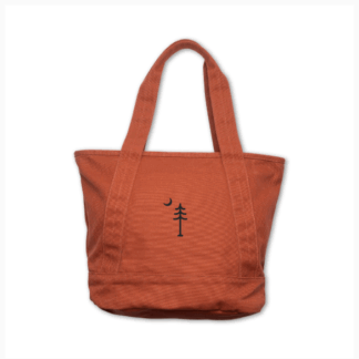 Jones -Tote Bag - Burnt Clay - Tree and Moon