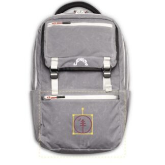 Jones -A2 Backpack- Graystone - Tree & Moon